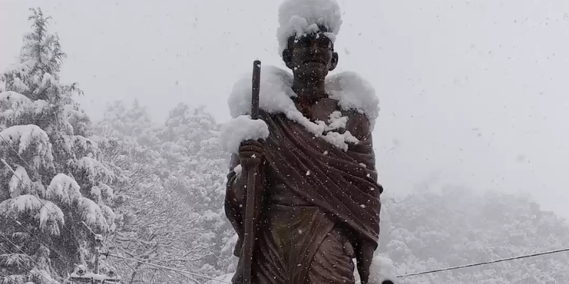 Gandhi Chownk in winters