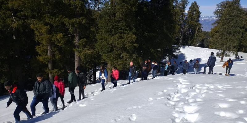 Snow in Kalatop Wildlife Sanctuary